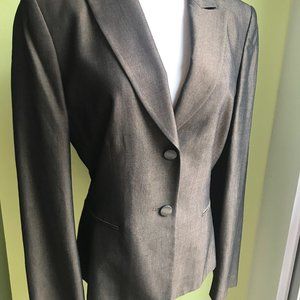 Tahari bronze single-breasted jacket